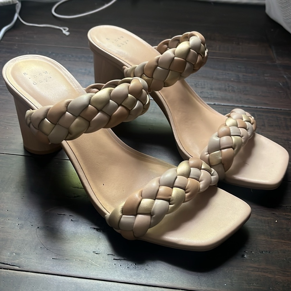 A New Day Braided Open Toe Heels - Picture 5 of 5